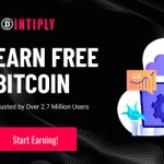Cointiply advertisement for earning free Bitcoin
