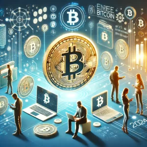Concept of Earning Free Bitcoin in 2024